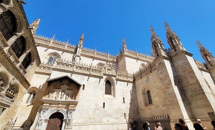 Entrance to the Capilla Real de Granada