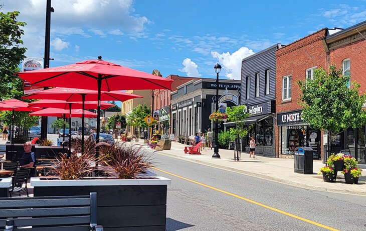 A street in downtown Huntsville